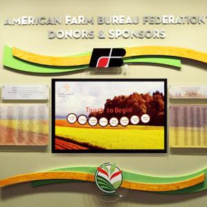 Click to Enlarge American Farm Interactive Donor Wall