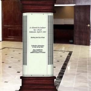 Click to Enlarge Free Standing Pillar