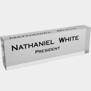 Click to Enlarge Acrylic Nameplate