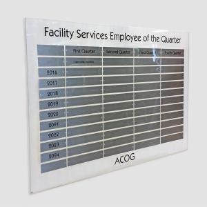 Click to Enlarge Clear Plexiglas with Aluminum Plates