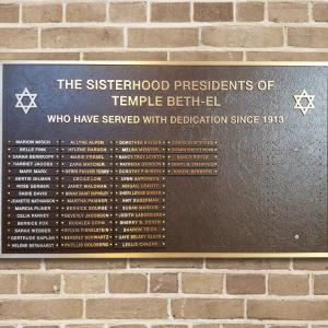 Click to Enlarge Sisterhood Past Presidents