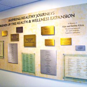 Click to Enlarge Healthy Journeys Donor Wall