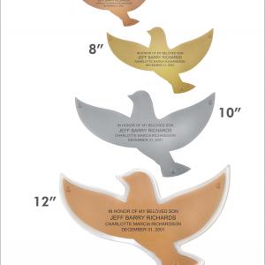 Click to Enlarge Dove sizes