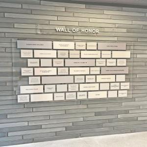 Click to Enlarge Honor Wall