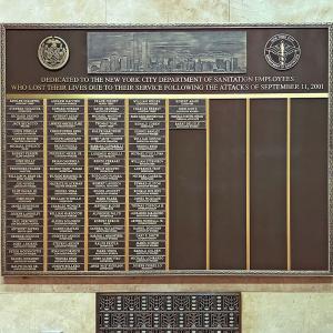 Click to Enlarge 9/11 Memorial Board