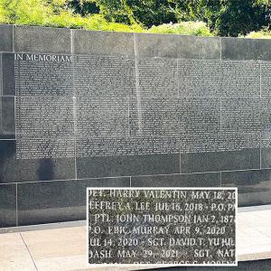 Click to Enlarge NYC Police Memorial
